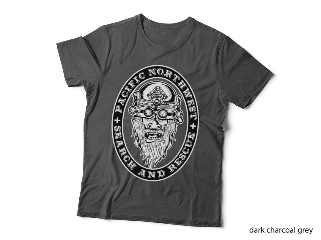 Funny Bigfoot Pacific Northwest Search and Rescue Sasquatch T-Shirt