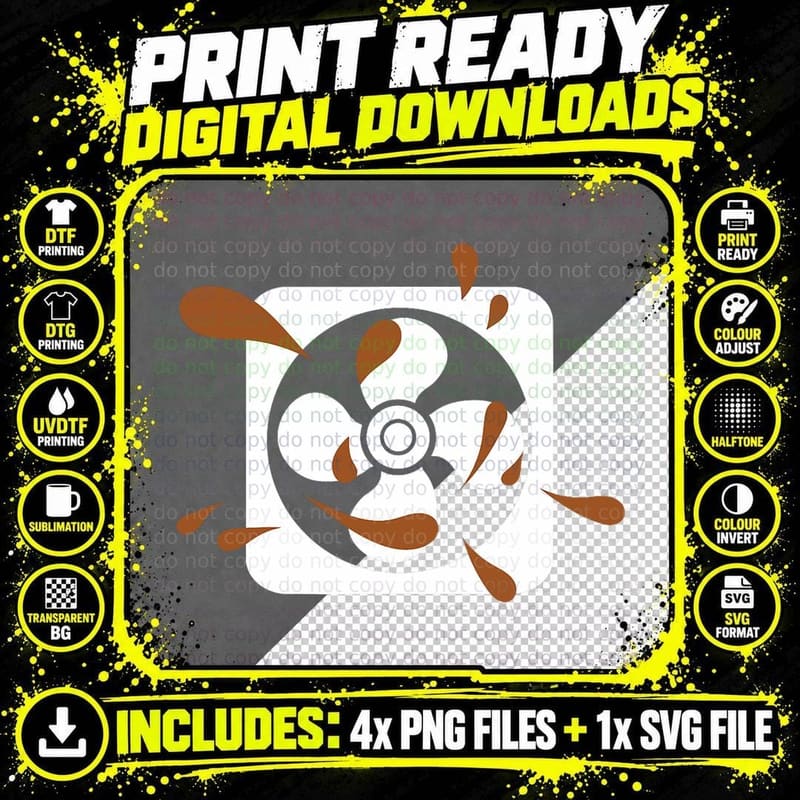 Funny Drawing Shit Hits the Fan T-Shirt Png SVG Digital Bundle