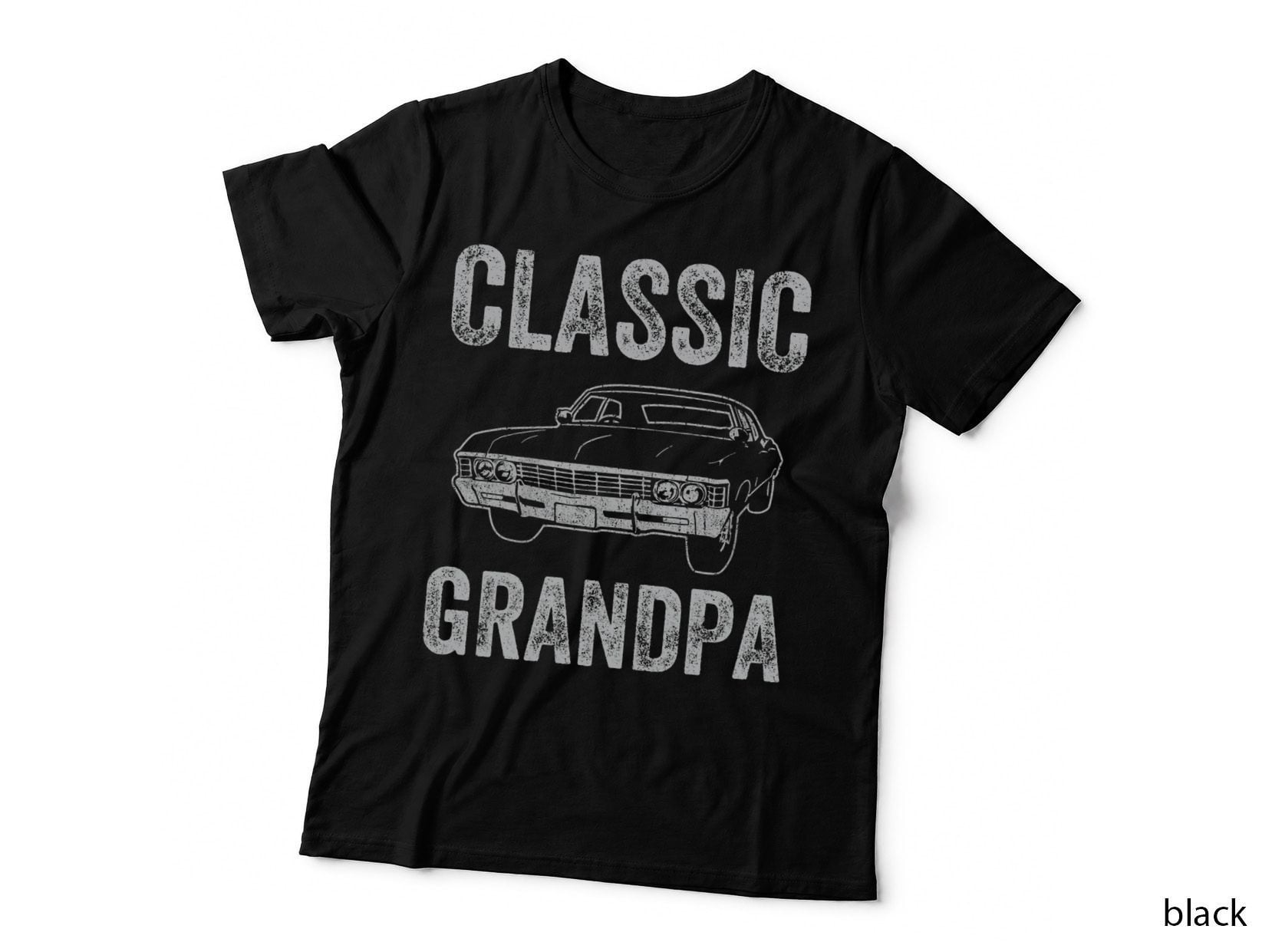 Funny Grandpa Classic Car Graphic Grandpas with Classic Cars T-Shirt