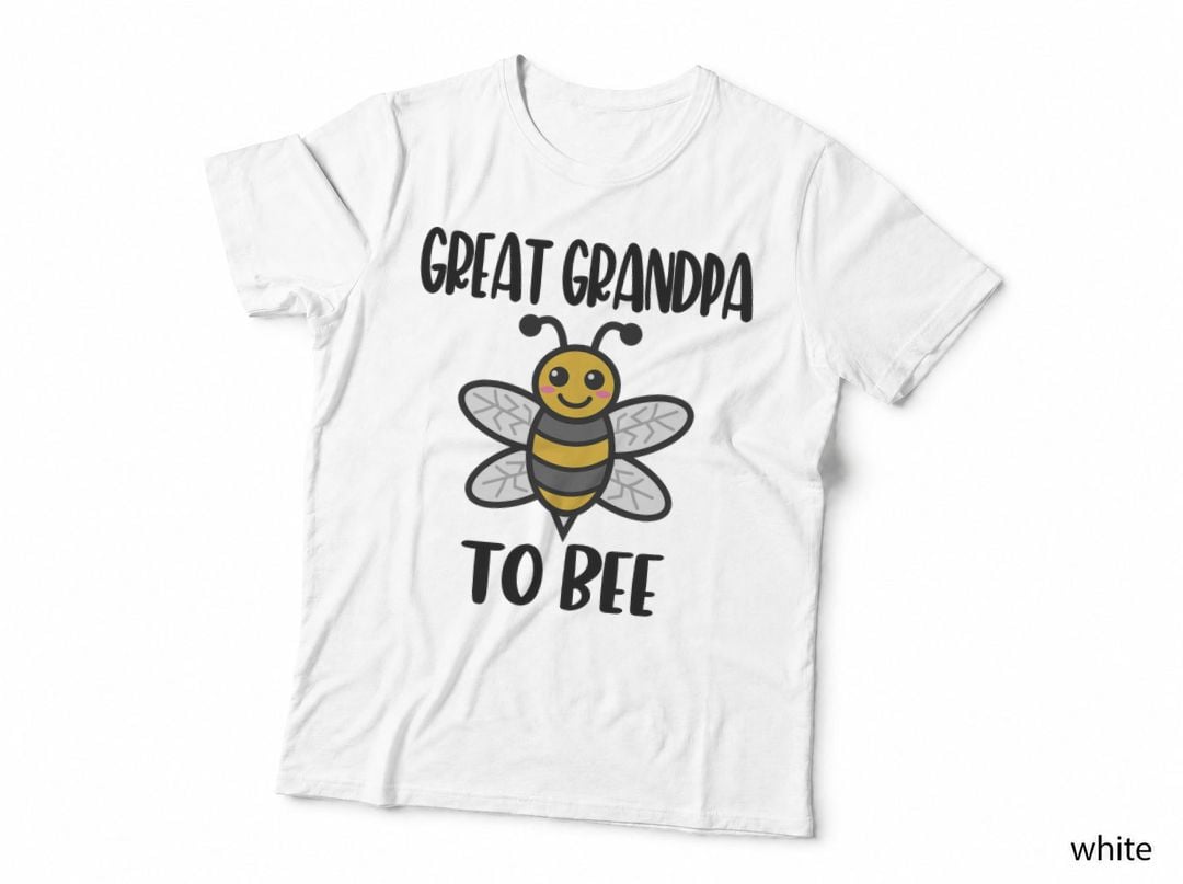 Funny Great Grandpa to Bee - Grandpa to Be T-Shirt