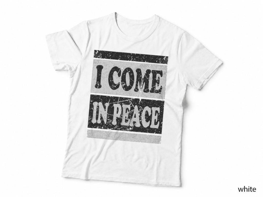 Funny I Come in Peace I'm Peace Matching Couples Costume T-Shirt