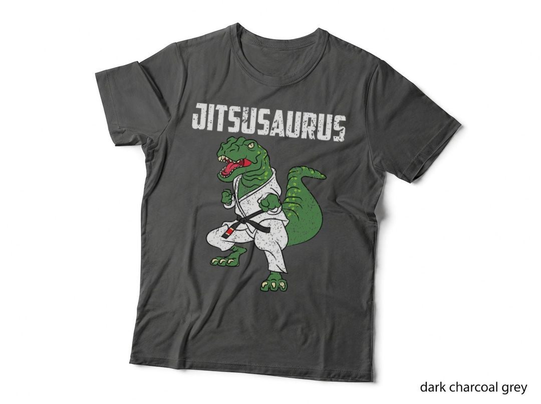 Funny Jujitsu -T-Rex Jiu Jitsu Black Belt Gifts T-Shirt