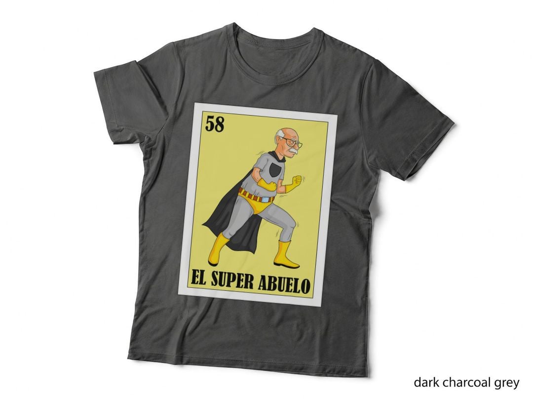 Funny Mexican Design for Grandpa - El Super Abuelo T-Shirt