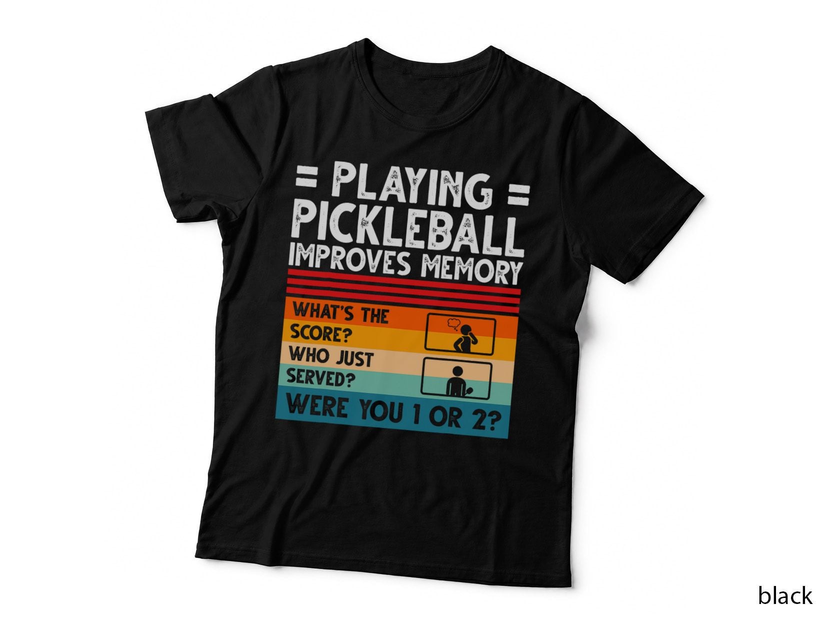 Funny Pickleball Art for Men Women Paddle Pickleball Player T-Shirt