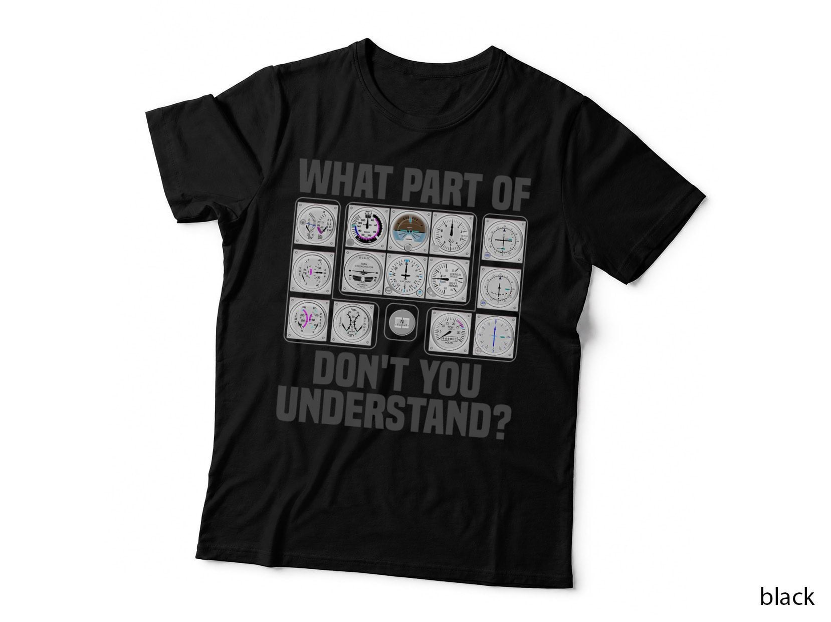 Funny Pilot Design for Men Women Airplane Airline Pilot T-Shirt