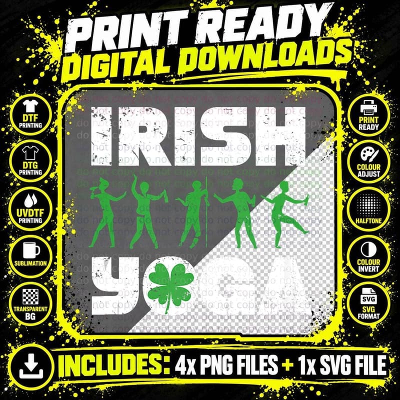 Funny Saint Patricks Day Drinking Team St Patty Irish Png SVG Digital Bundle