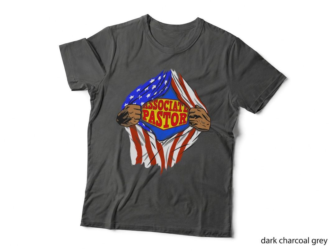 Funny Super Associate Pastor Hero Job T-Shirt