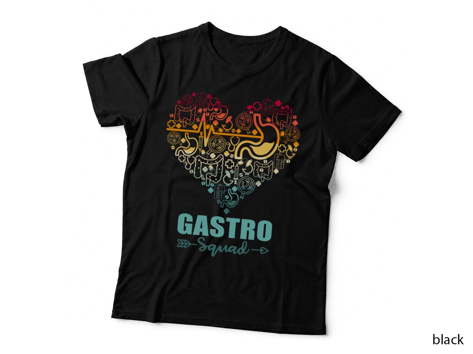 Gastro Squad Heart Funny Gastroenterology Team T-Shirt