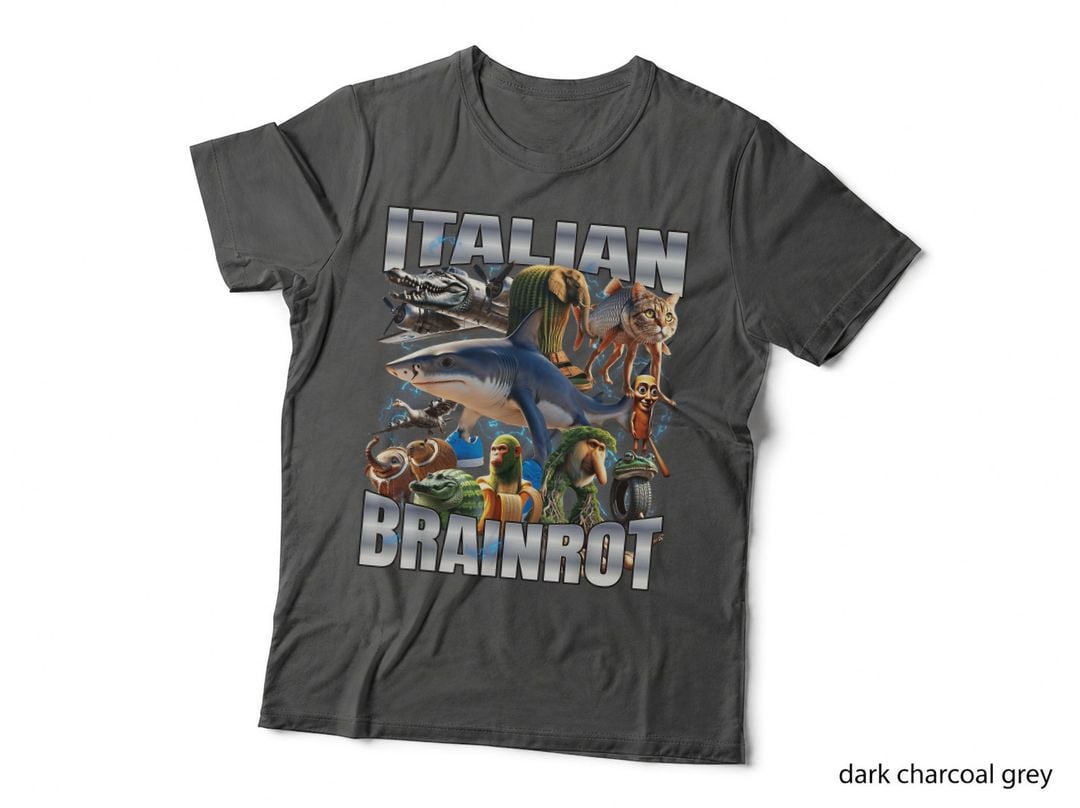 Italian Brainrot Meme Shirt, Kids Brain Rot T-Shirt