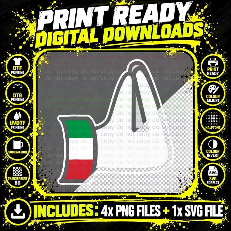 Italian Hand Gesture Italia Italy Italiano Humor Family Png SVG Digital Bundle