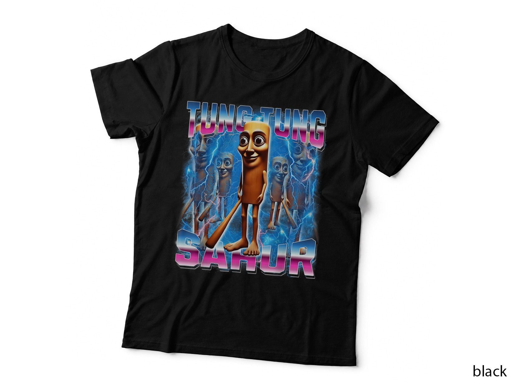 Tung-Tung-Sahur Italian-Brainrot Funny Gen Z Men Women Youth T-Shirt