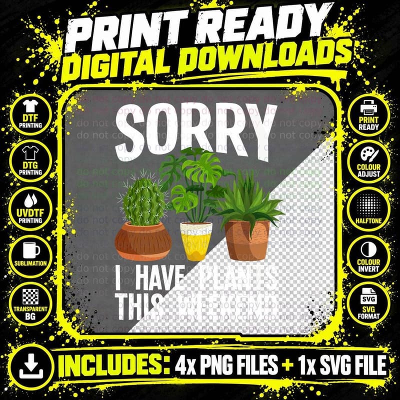 Funny Gardening Design for Men Women Gardener Plant Png SVG Digital Bundle