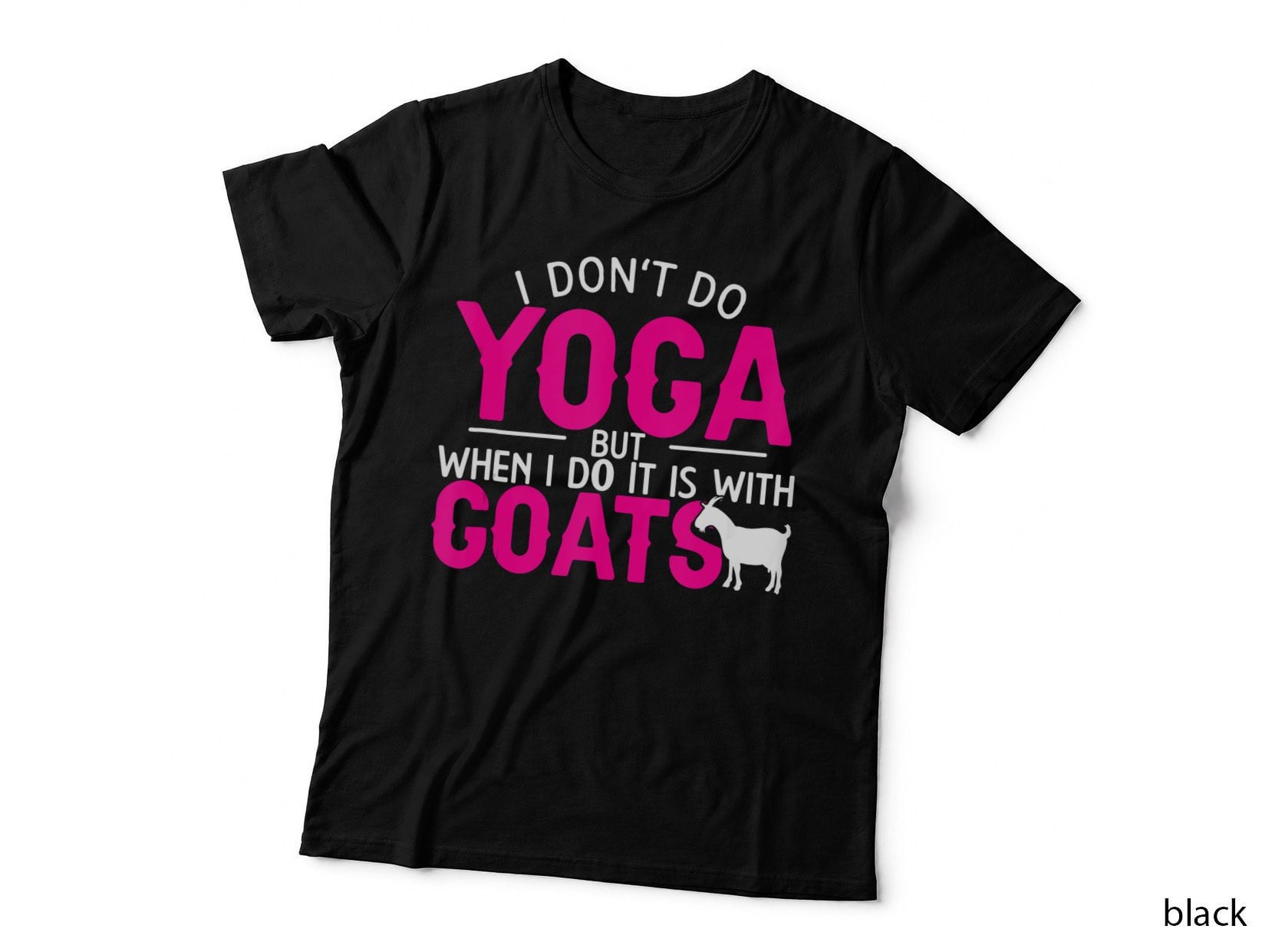 Funny Goat Yoga Shirt for Yoga and Goat Lovers T-Shirt, Meditation Tee