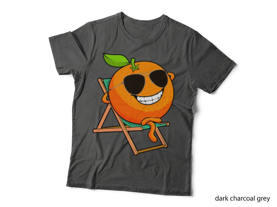 Funny Orange Design for Men Women Kids Orange Fruit Lovers T-Shirt