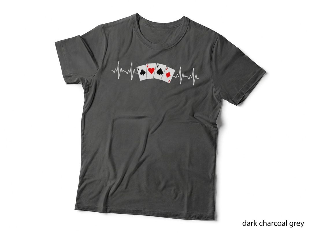 Funny Poker Art for Men Women Gambler Card Game Poker Player T-Shirt