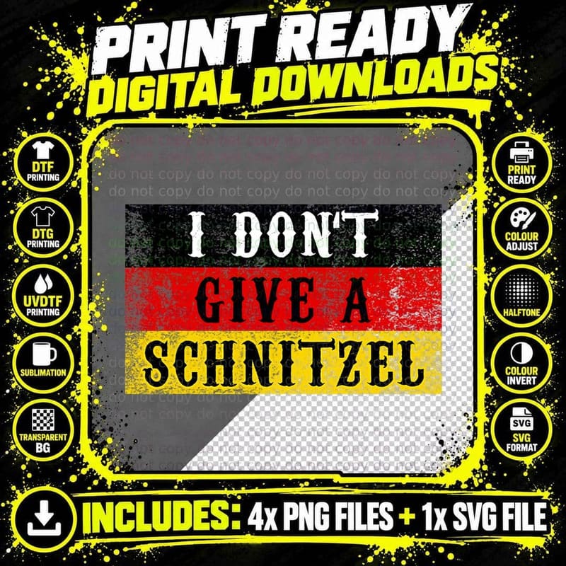 Funny Schnitzel Oktoberfest Shirt German Flag Gift Png SVG Digital Bundle