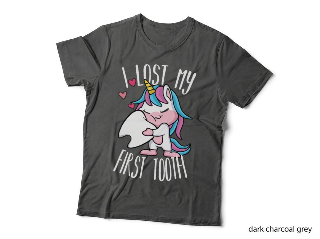 Funny Tooth Fairy - Cute Unicorn I Lost My First Tooth T-Shirt