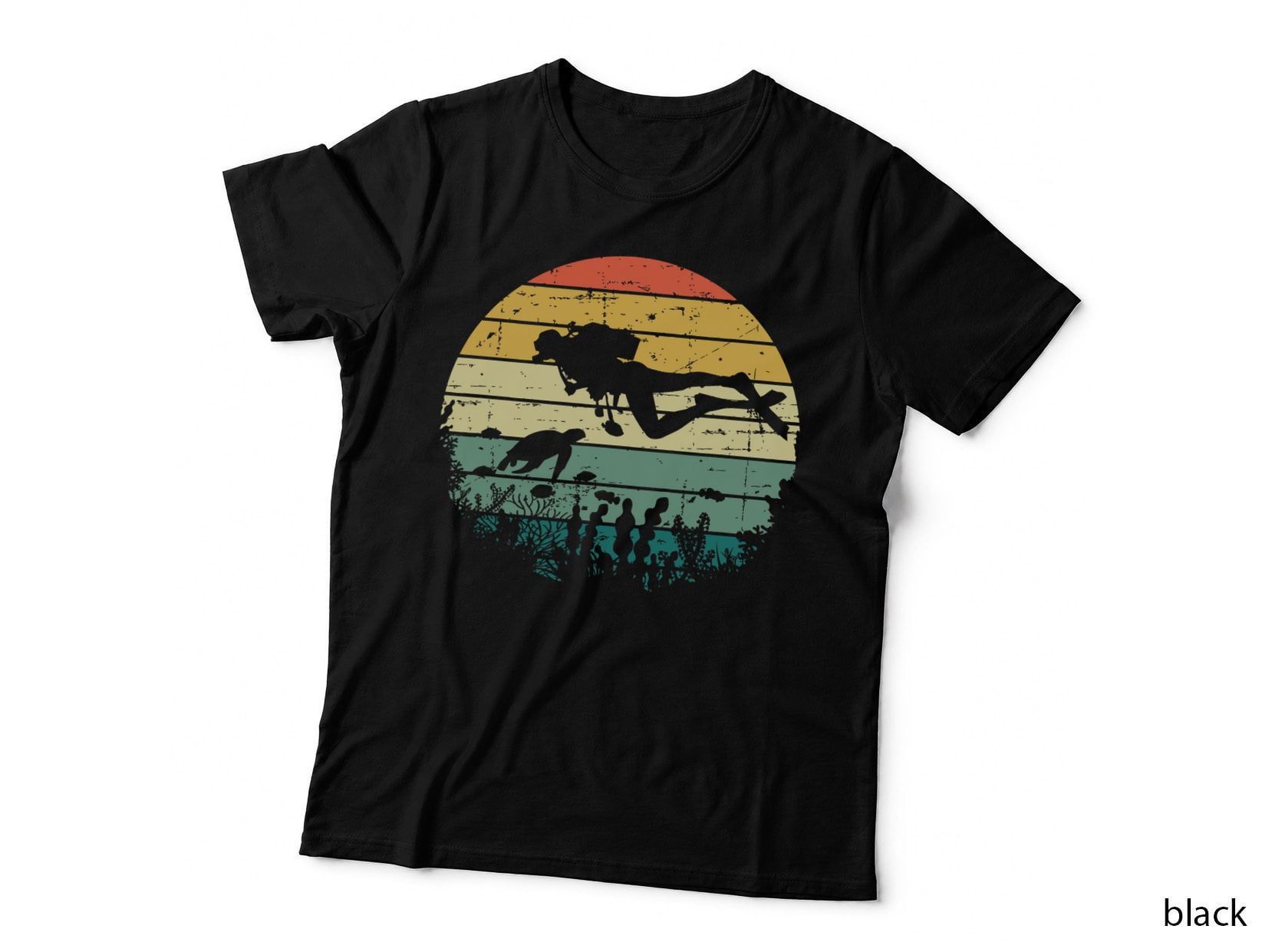 Funny Vintage Scuba Diving Dive Diver T-Shirt