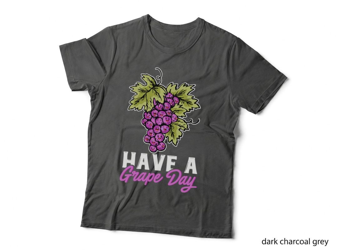 Grapes Pun Fruit Funny Have a Grape Day T-Shirt Gift
