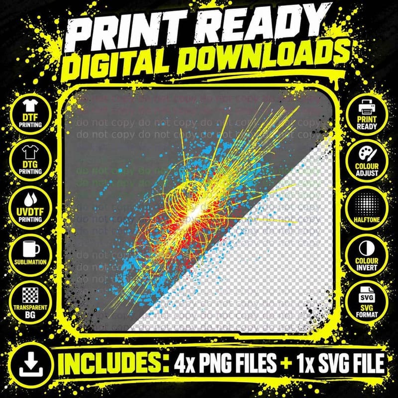 Higgs Boson Particle Quantum Theory Sci Fi Shirt Funny Png SVG Digital Bundle