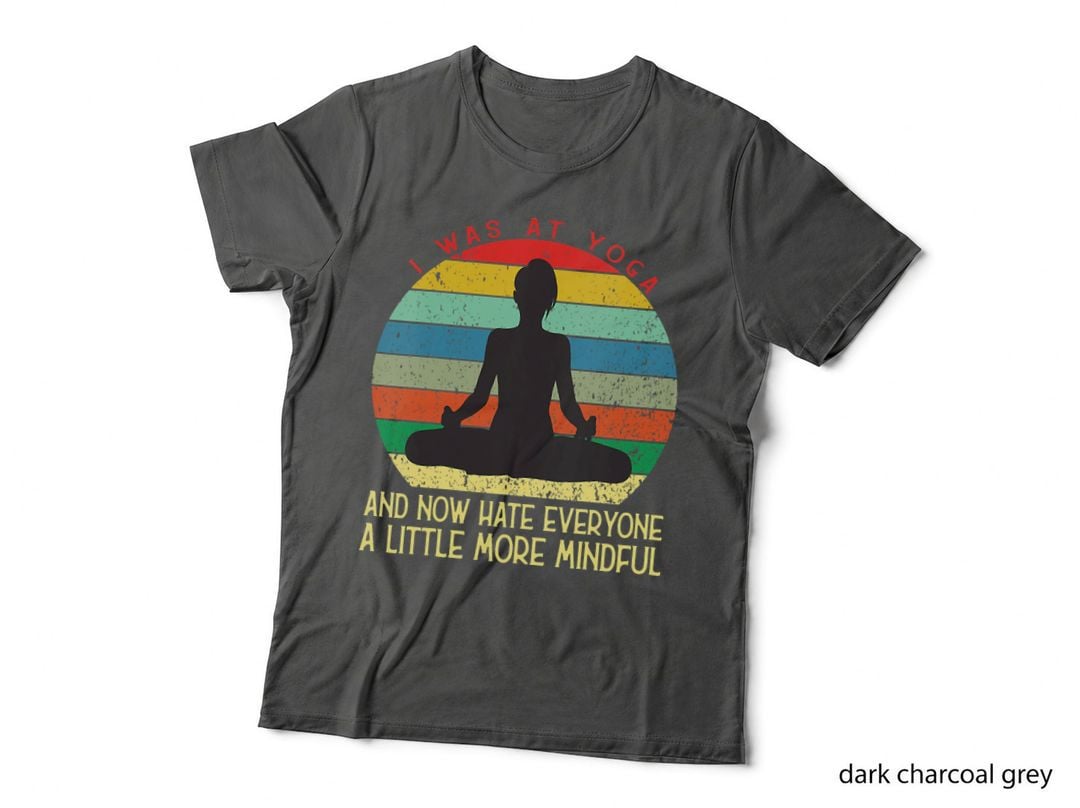 I Was at Yoga, Meditation, Non-Slip Yoga Mat, Fu T-Shirt