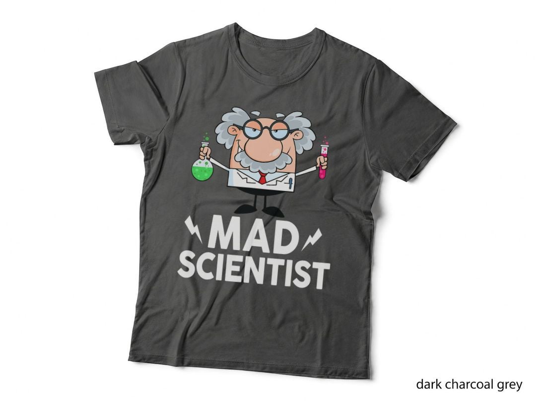 Mad Scientist Shirt Kids Toddler Child Adult Funny Science T-Shirt