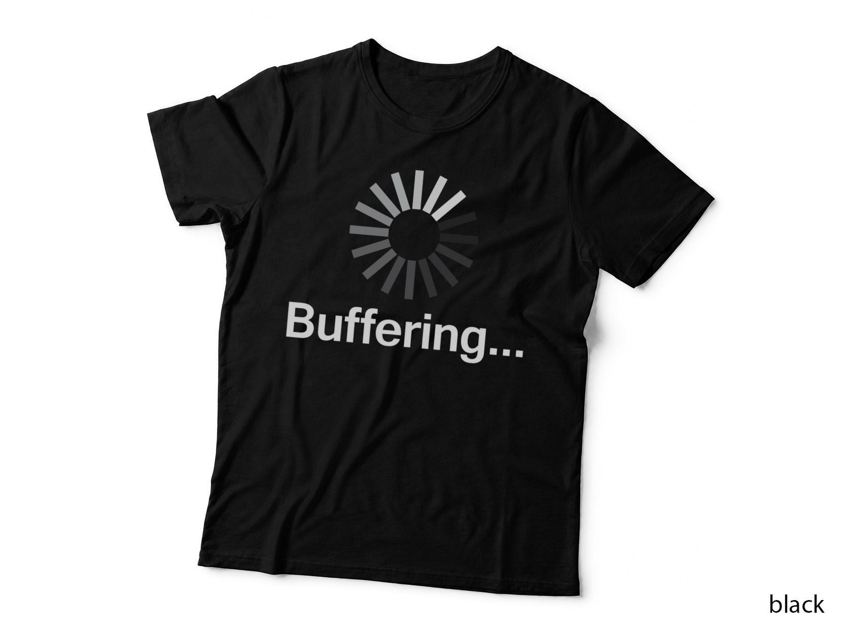 Nerdy Buffering Loading Screen Funny Meme Nerd Streaming LOL T-Shirt