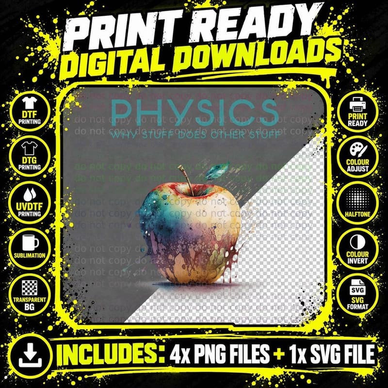 Physics Why Stuff Does Other Stuff Physicist Physics Png SVG Digital Bundle