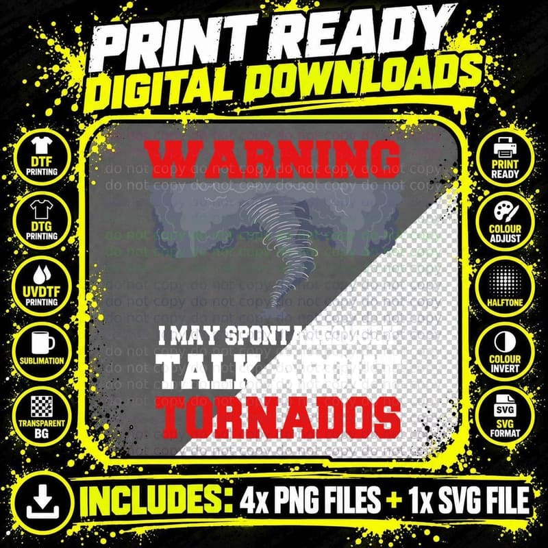 Storm Chaser Funny Tornado Twister Quote Gift T-Shirt Png SVG Digital Bundle