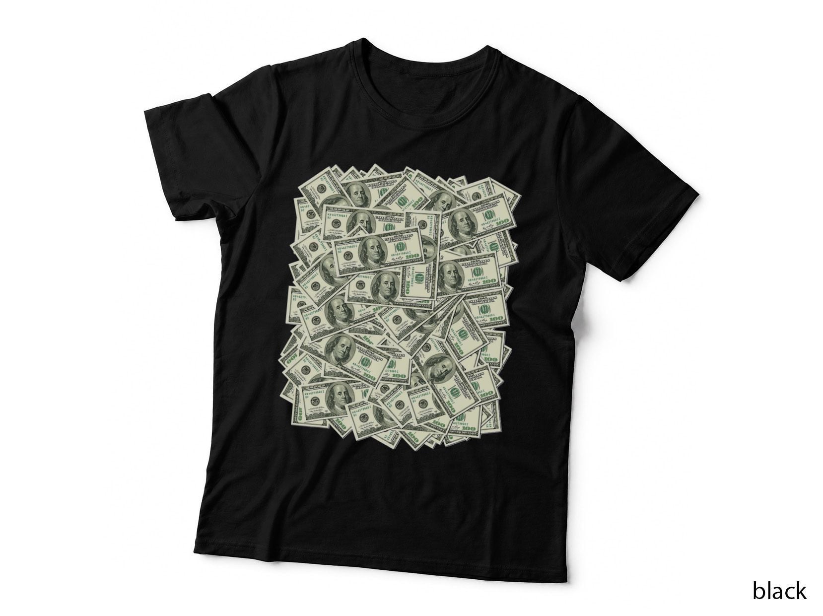 100 Dollar Bills, Funny Money T-Shirt