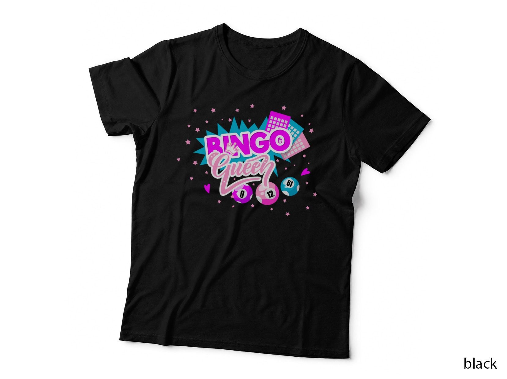 Bingo Queen Funny Bingo Player Casino Gambling Game Lover Sweatshirt T-Shirt