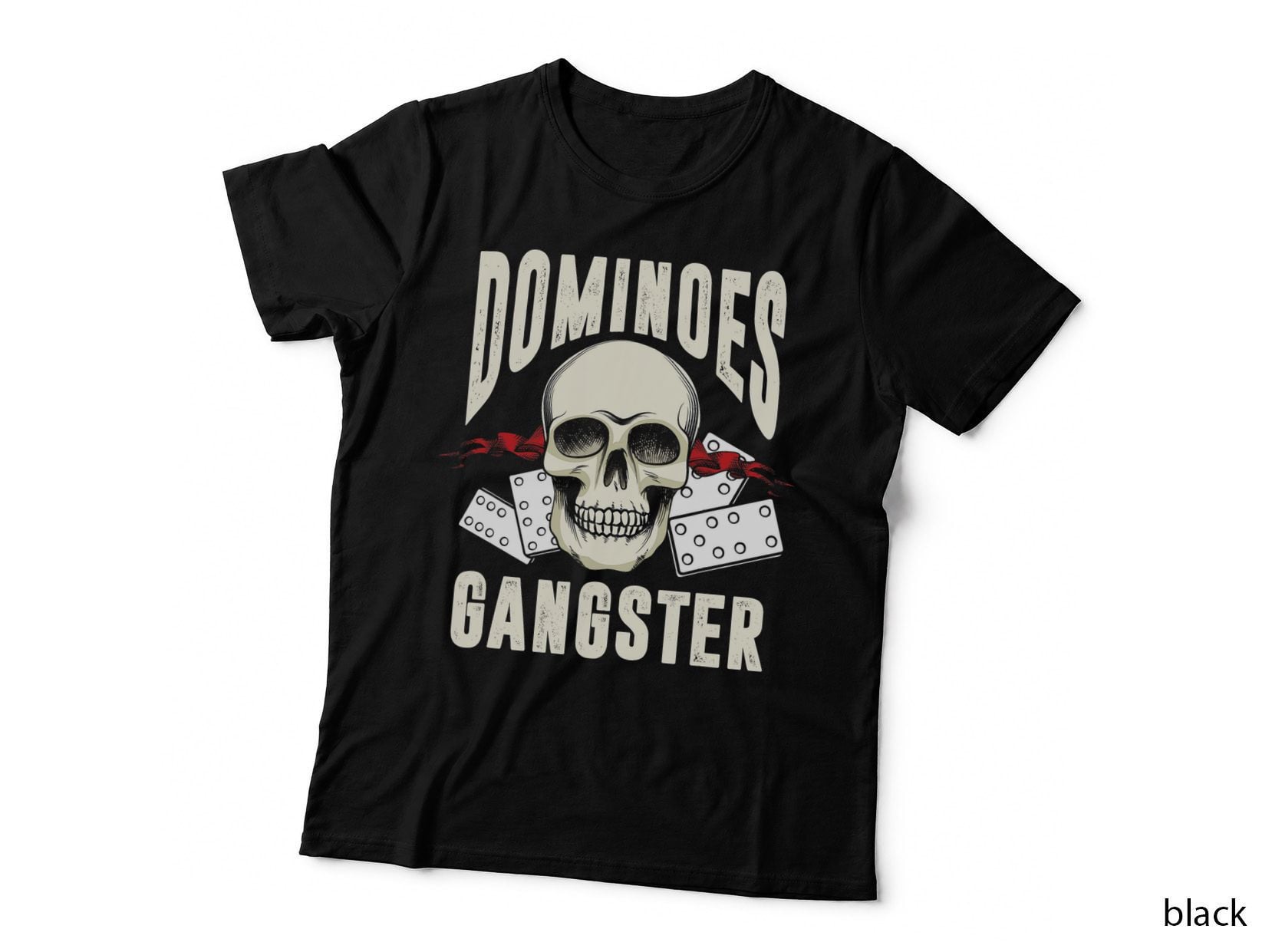 Dominoes Shirt Funny Dominoes Gangster Dominoes Player T-Shirt