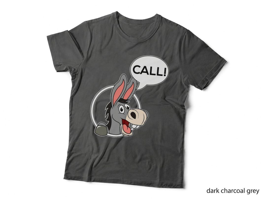 Donkey Call Cute Poker Funny Gambling Poker Lover Gambler T-Shirt