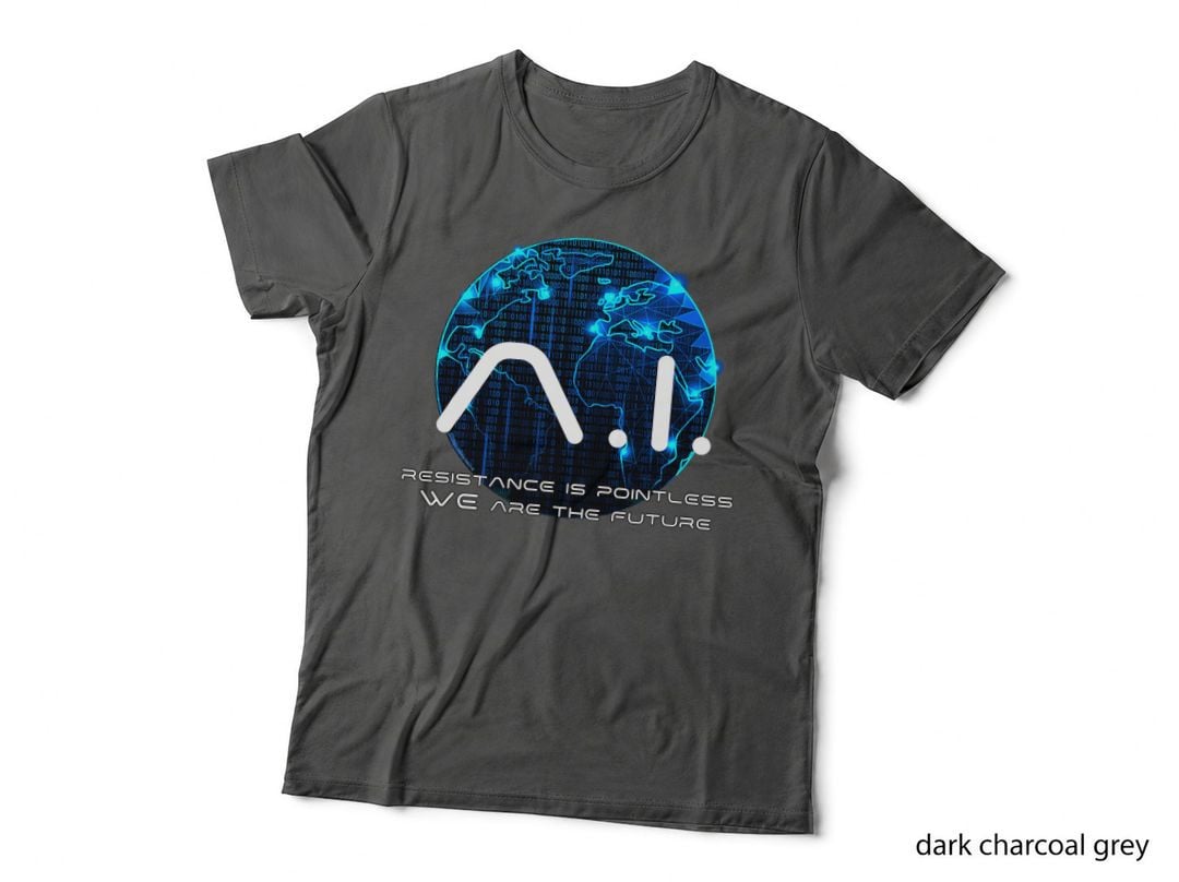 Funny AI Singularity Conspiracy Theory Machine Learning AI T-Shirt