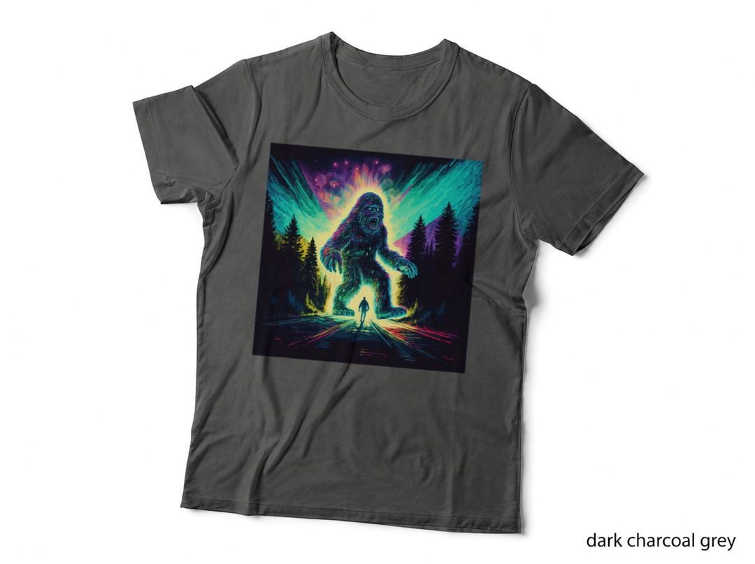 Funny Bigfoot & UFO Alien Abduction Conspiracy T-Shirt