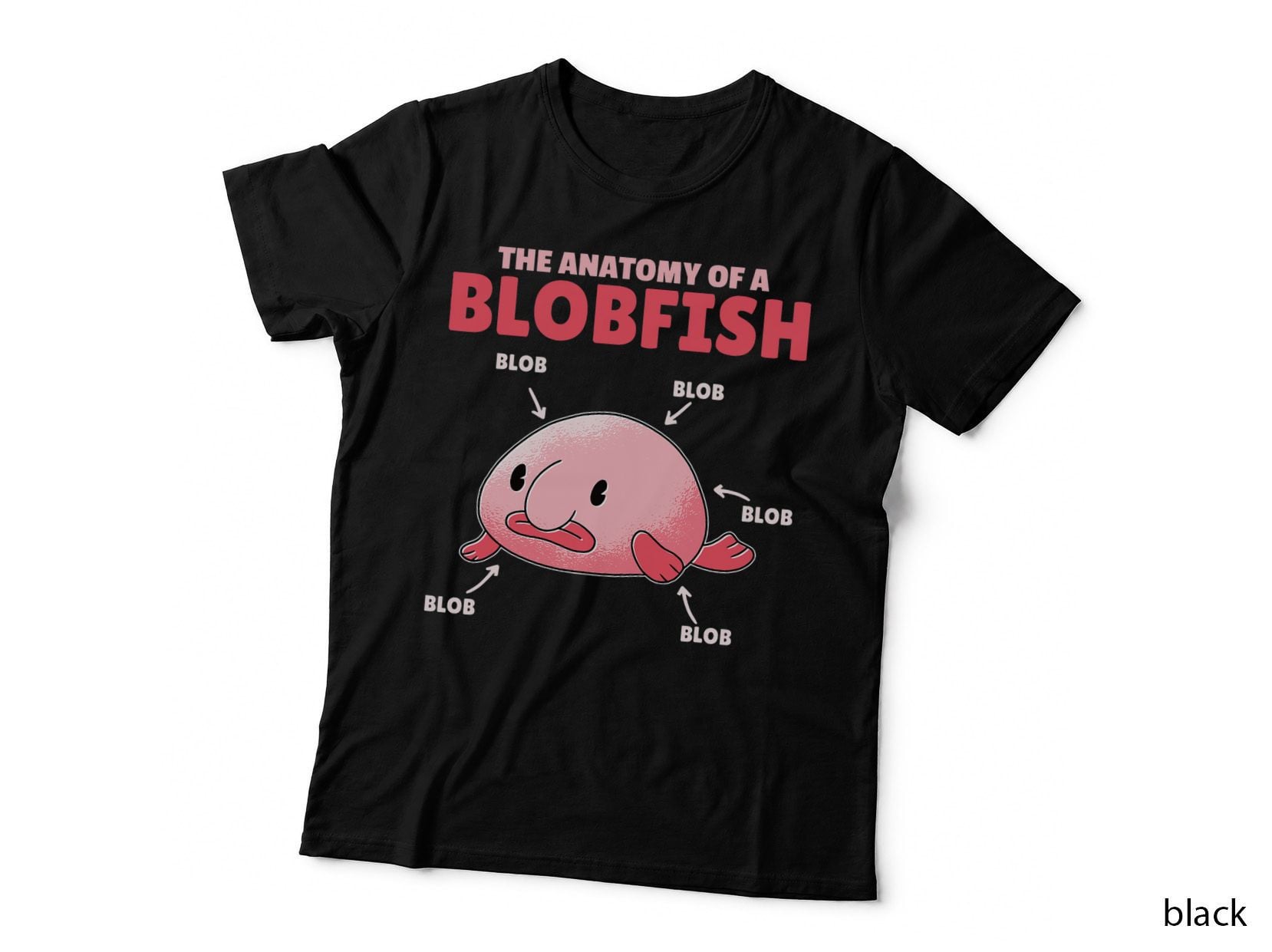Funny Blobfish Statement Anatomy of Blobfish T-Shirt