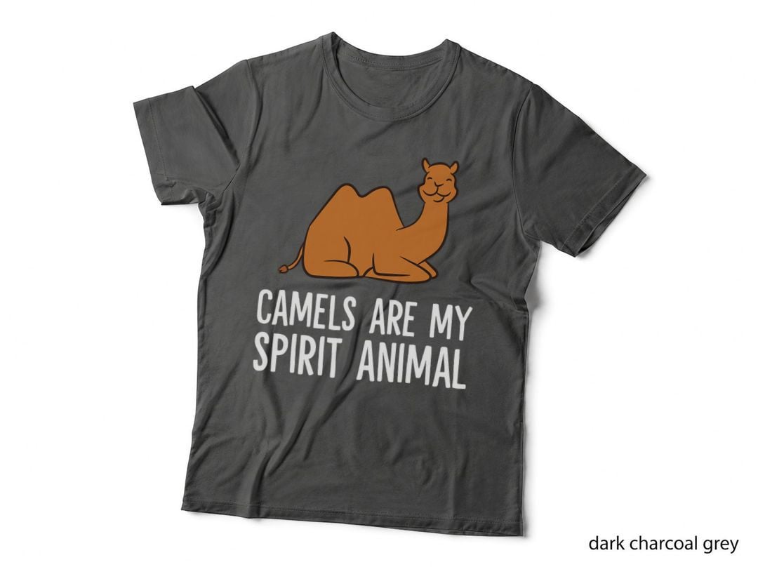 Funny Camel Desert Egypt Camels Are My Spirit Animal T-Shirt