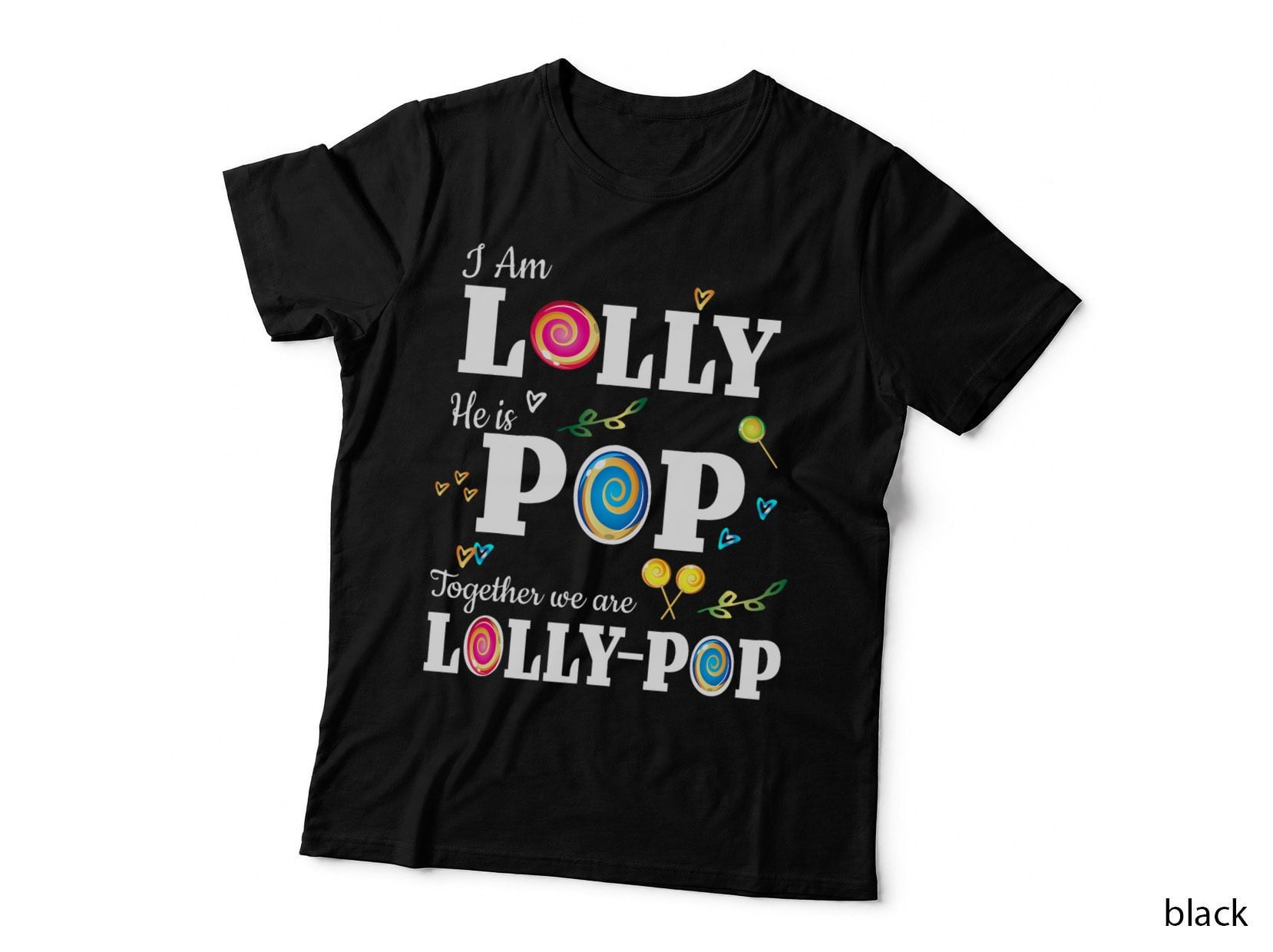 Funny Lolly Pop Lollypop Grandmother Grandfather Shirt Gift T-Shirt