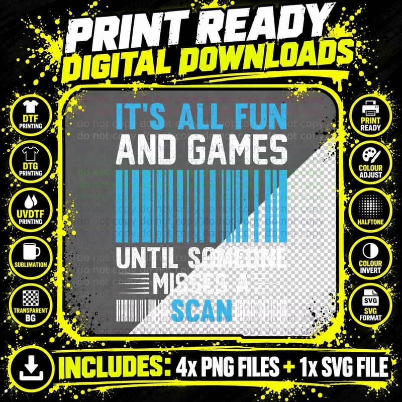 Funny Postal Worker Until Someone Misses a Scan Mailman Png SVG Digital Bundle