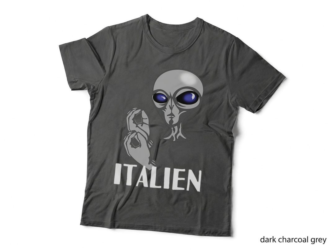 Funny Pun Italian Alien Italien Meme T-Shirt