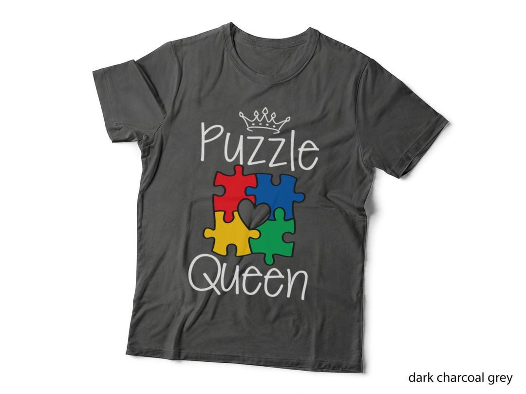 Funny Puzzle Queen Jigsaw Puzzle Lovers Dissectologist T-Shirt