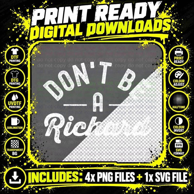 Funny Sarcastic Saying Shirt, Sarcasm Tee Don't Be a Png SVG Digital Bundle