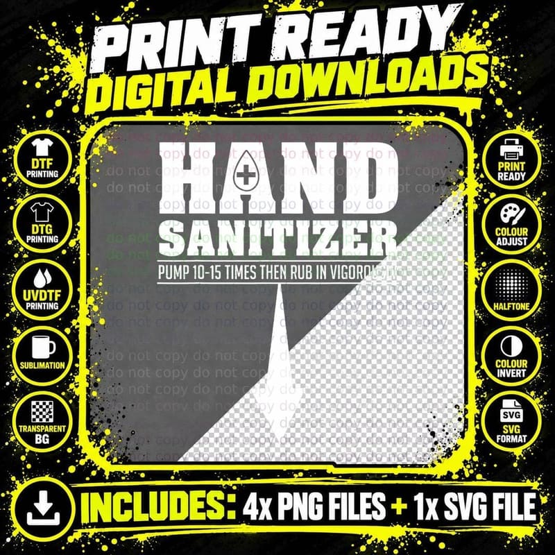Hand Sanitizer Funny Sarcastic Adult Humor Dirty Jokes Png SVG Digital Bundle