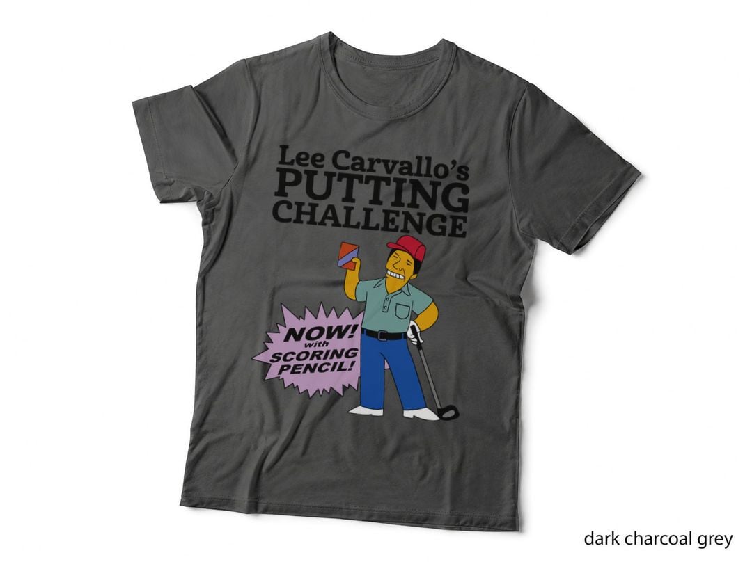 Lee Carvallo's Putting Challenge Classic TV Meme T-Shirt