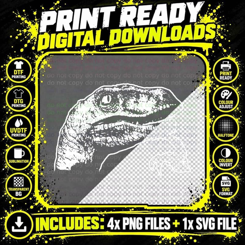 Philosoraptor T-Shirt - Funny Raptor Meme Velociraptor Png SVG Digital Bundle