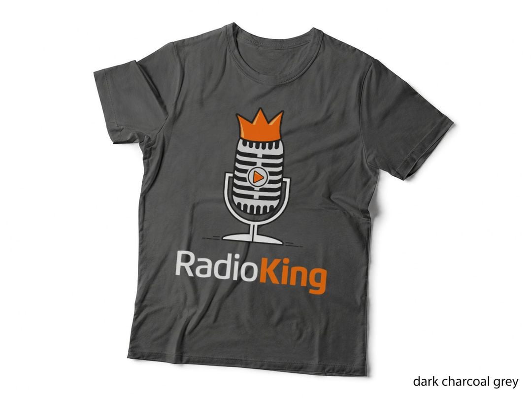 Radio King Microphone DJ Radio Host Anchor Funny HAM Radio T-Shirt