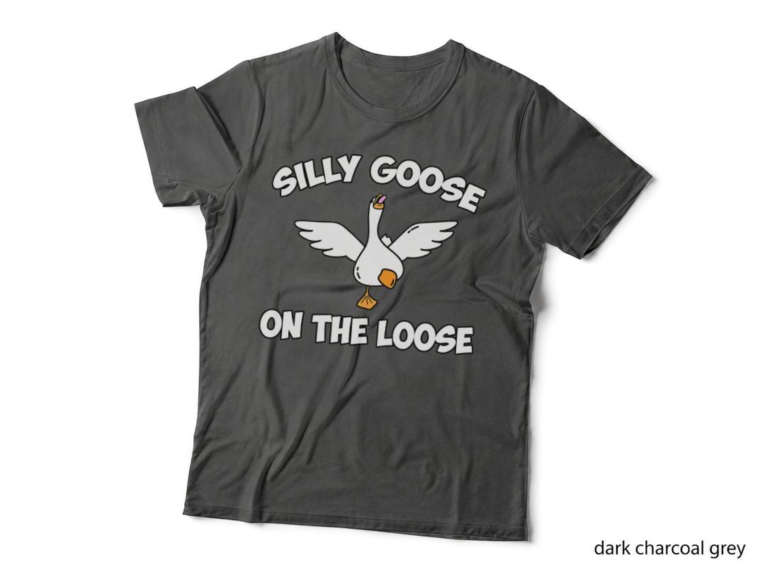 Silly Goose on the Loose Funny Honk Goose University T-Shirt