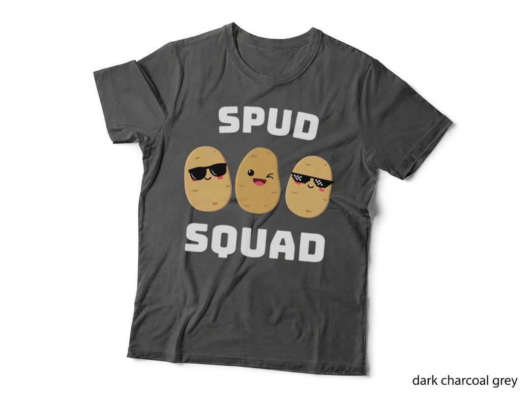 Spud Squad Funny Potato Squad Potato Lover Vegetarian Gift T-Shirt