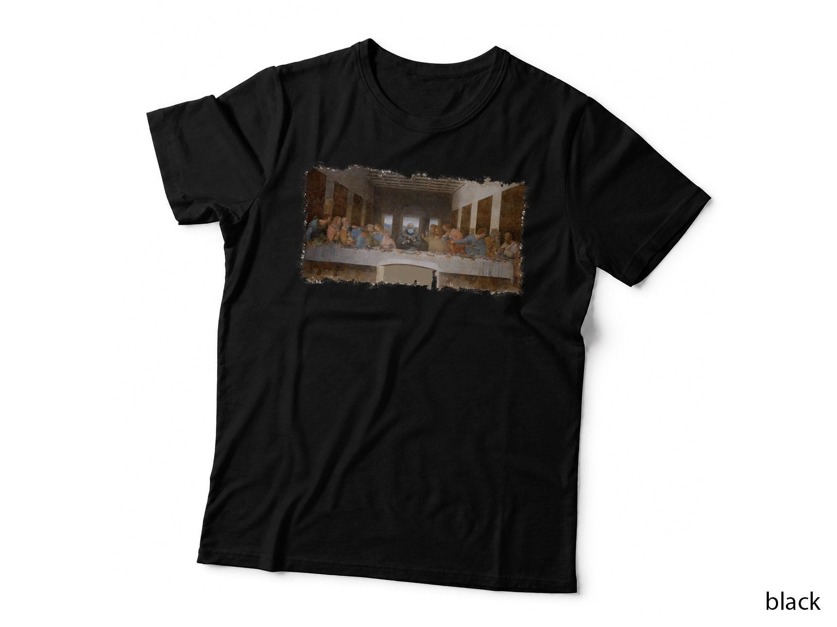 The Last Supper with Bernie Sanders Mittens Meme Funny Joke T-Shirt