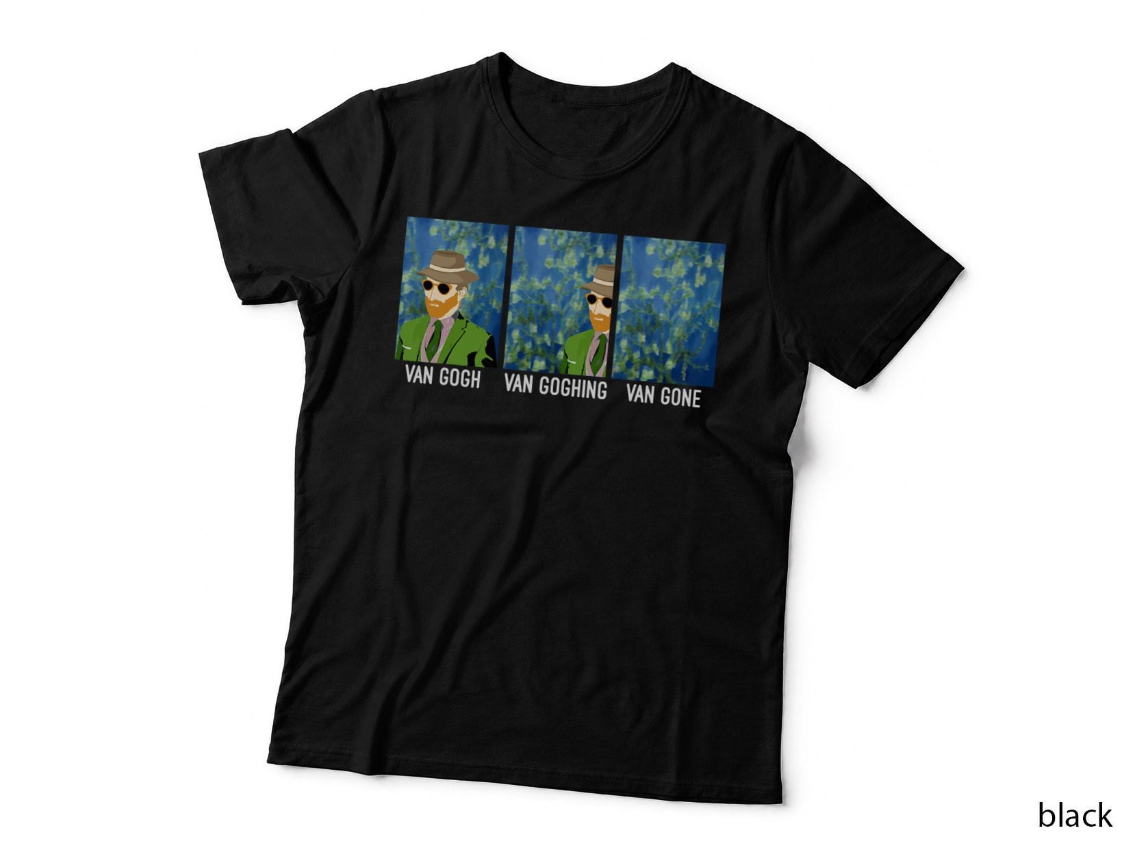 Van Gogh Van Goghing Van Gone Vincent Van Gogh Humor Pun T-Shirt